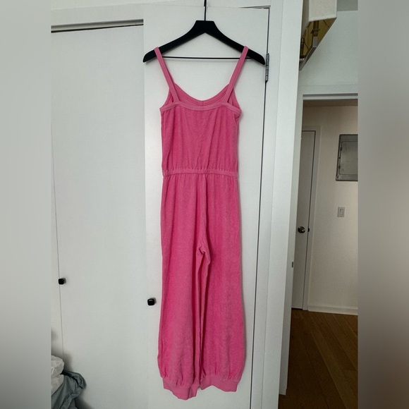 Suzi Kondi XS Giorgi Jumpsuit Pink Terry NWT - Picture 6 of 7